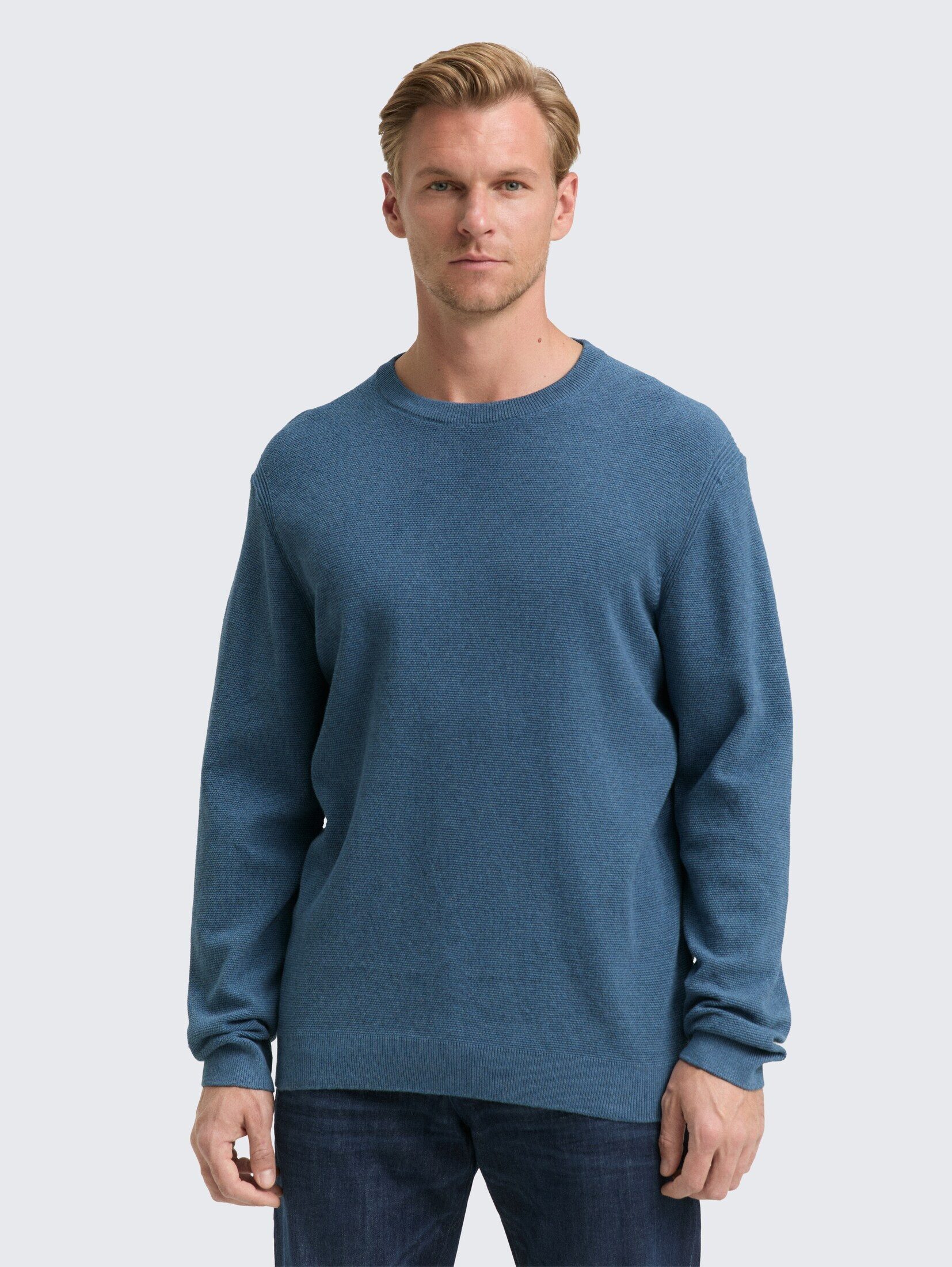 TOM TAILOR Strickpullover Strickpullover aus Bio-Baumwolle günstig online kaufen