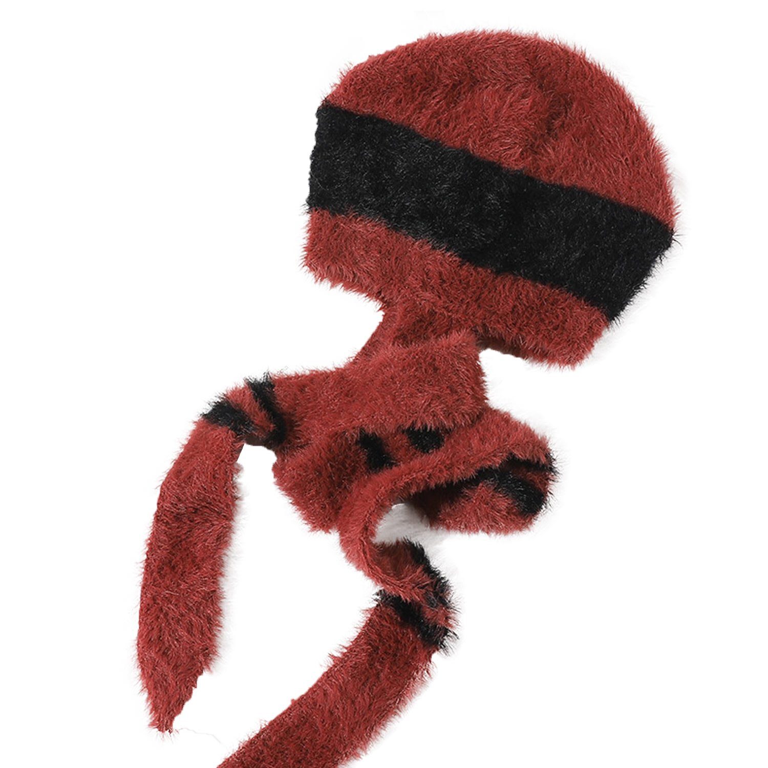 Rot Hut Nacken Strickmütze MAGICSHE Kopf halten Rafah und Barak Warmer warm