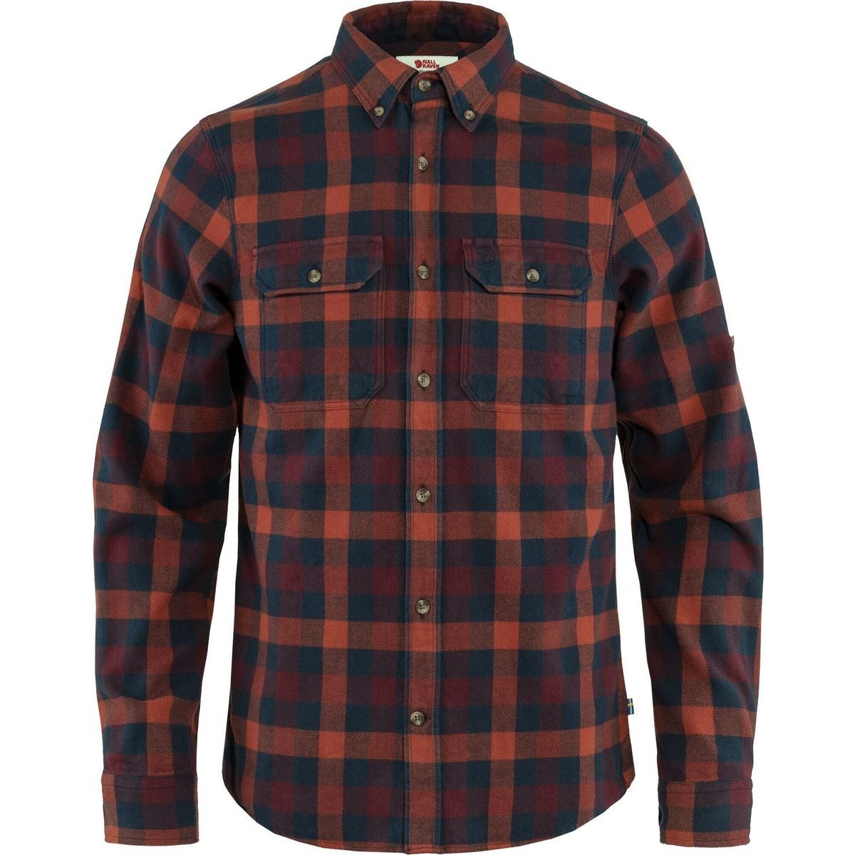 Fjällräven Outdoorbluse Skog Shirt M Hochwertiges Herrenhemd aus strapazierfähigem Baumwollflanell mit