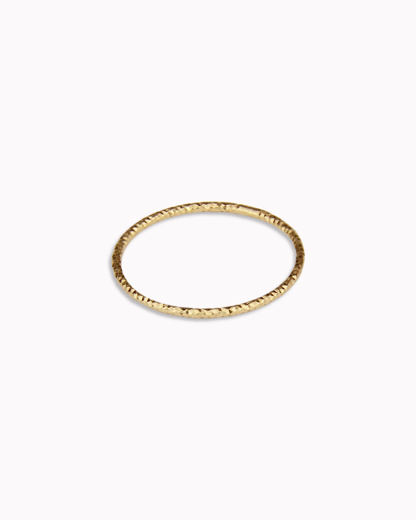 Silberring Ring 'Glitzer' 925 Silber / vergoldet