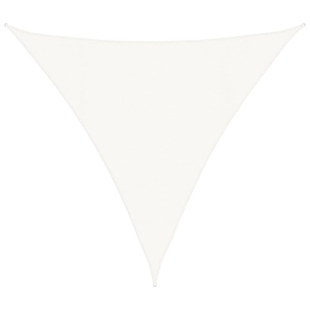 vidaXL Sonnensegel Sonnensegel 160 g/m² Weiß 4,5x4,5x4,5 m HDPE, (1-tlg)