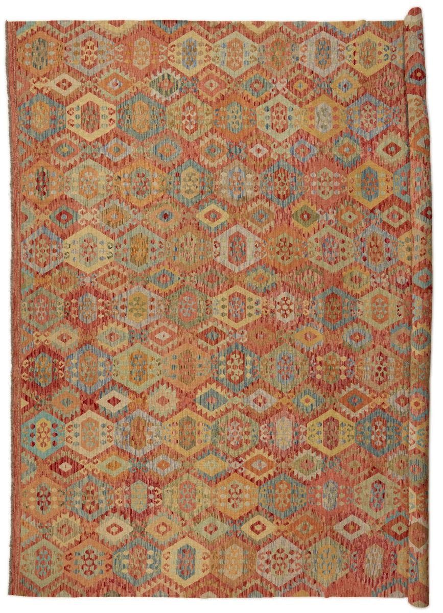 Orientteppich Kelim Afghan 403x586 Handgewebter Orientteppich, Nain Trading, rechteckig, Höhe: 3 mm