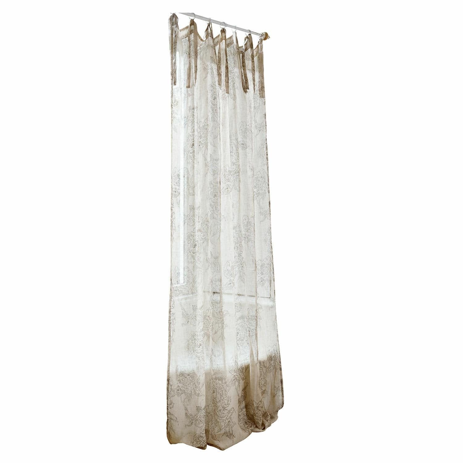 Mirabeau Vorhang Gardine Ailvore leinen/grau günstig online kaufen