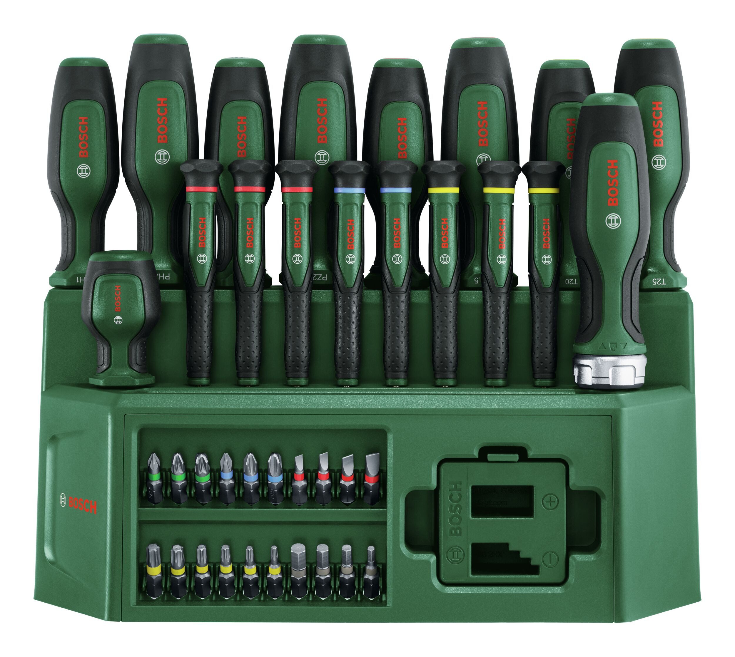 BOSCH Schraubendreher, (39 Teile), Handwerkzeug Set Mixed, 39-teilig
