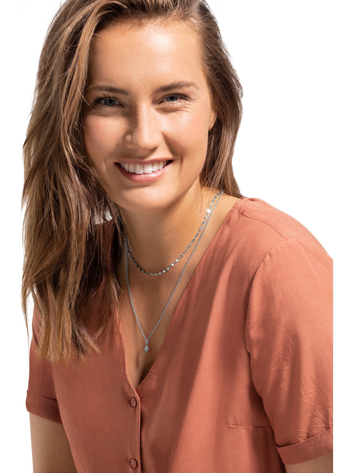 CHRIST Silberkette silberfarben...