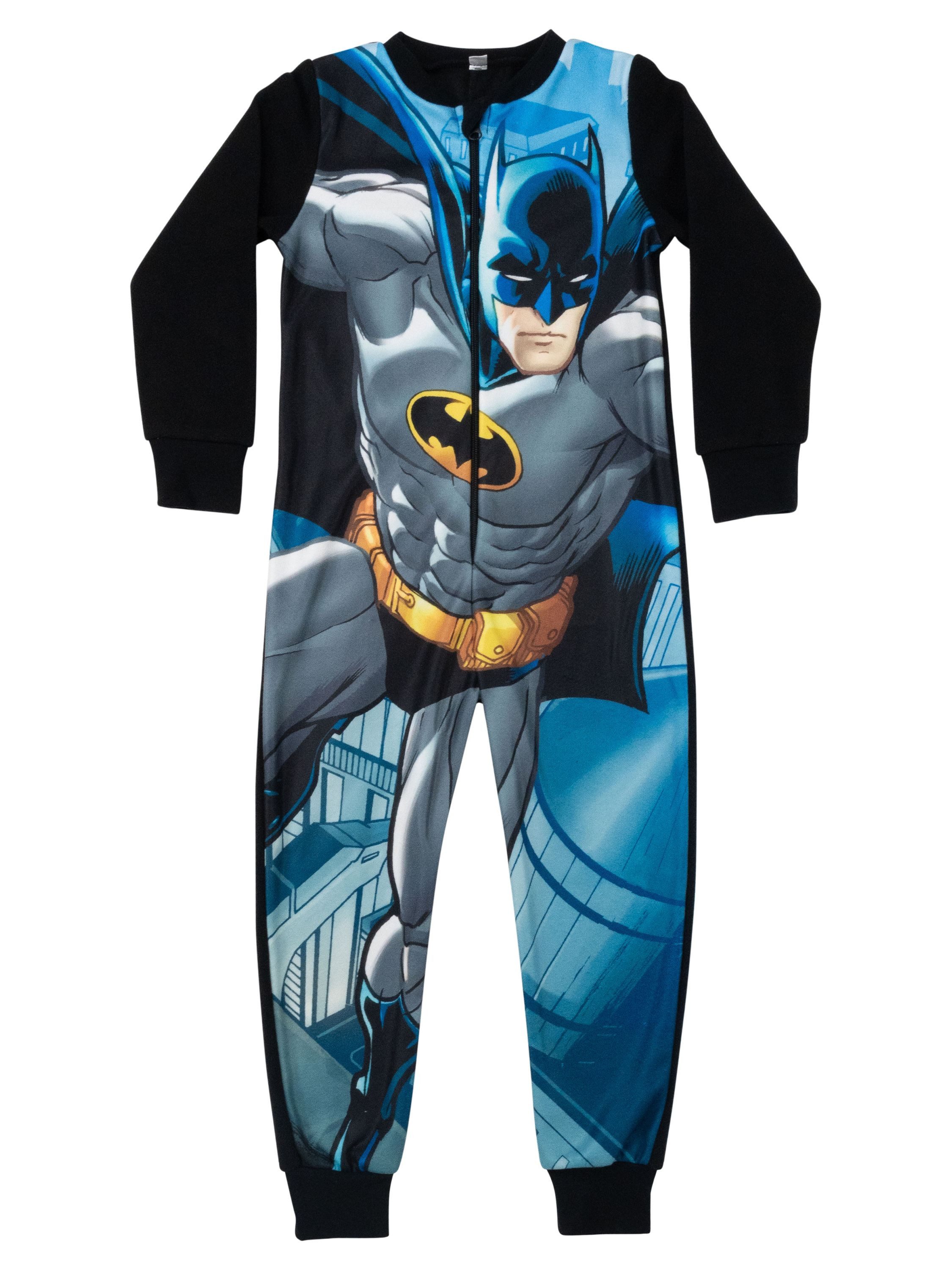 Jumpsuit DC Comics Batman Jumpsuit Overall Pyjama Schlafanzug langarm