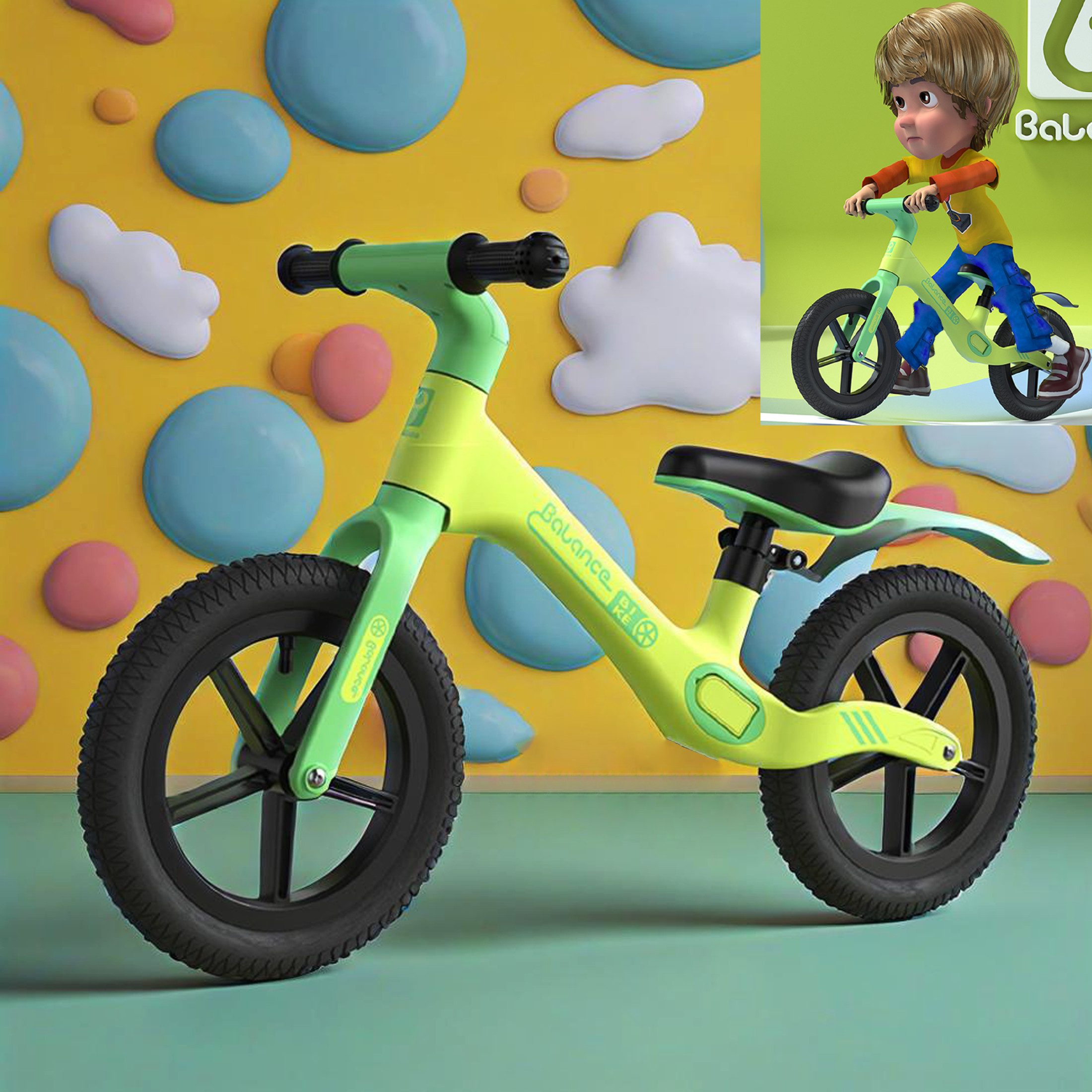 YINDN Laufrad Kinderlaufrad, Kinder-Lauffahrrad mit Pedal, günstig online kaufen