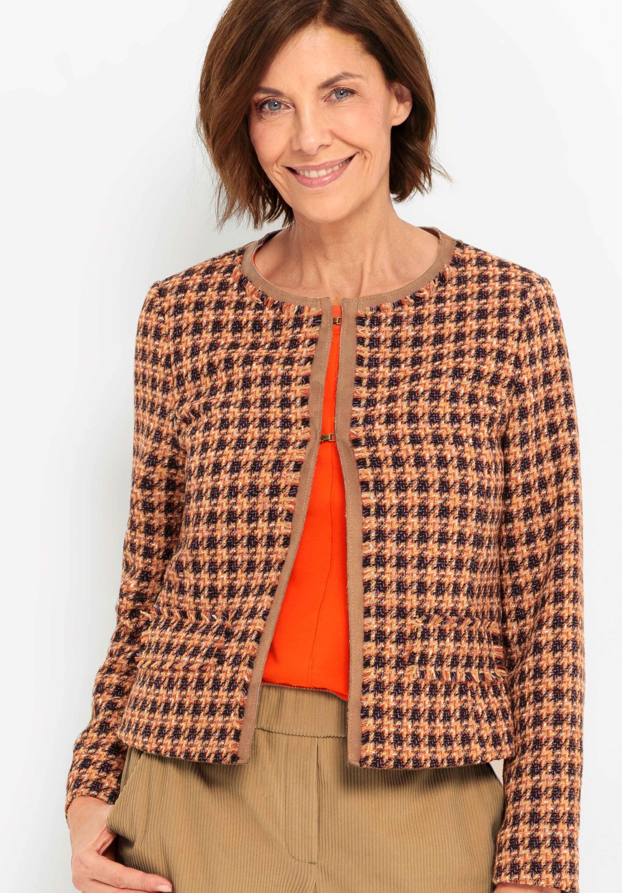 bianca Kurzjacke SHELLY in angesagtem Multicolor in Trendfarben