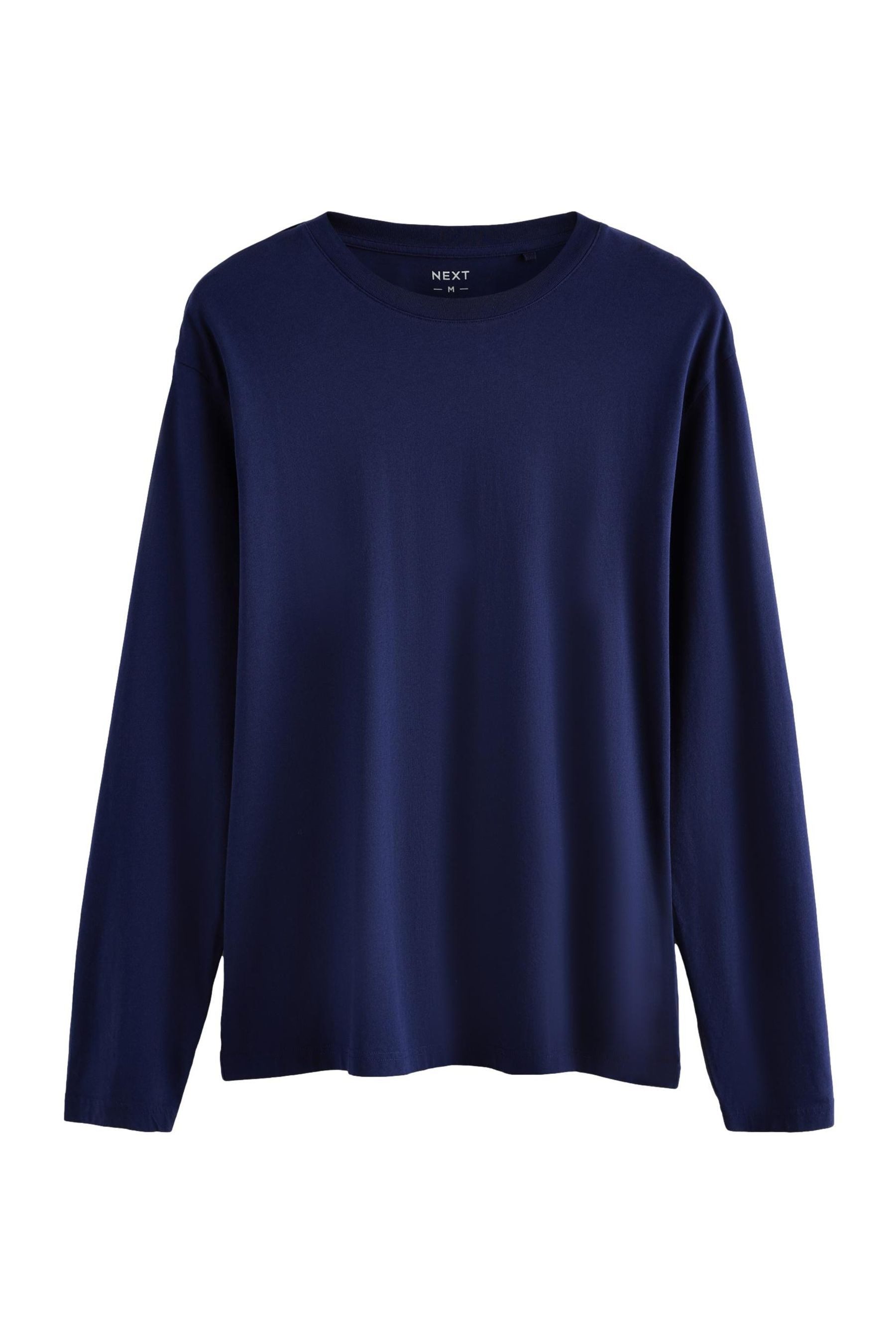Next Langarmshirt Rundhalsshirt – Regular Fit günstig online kaufen