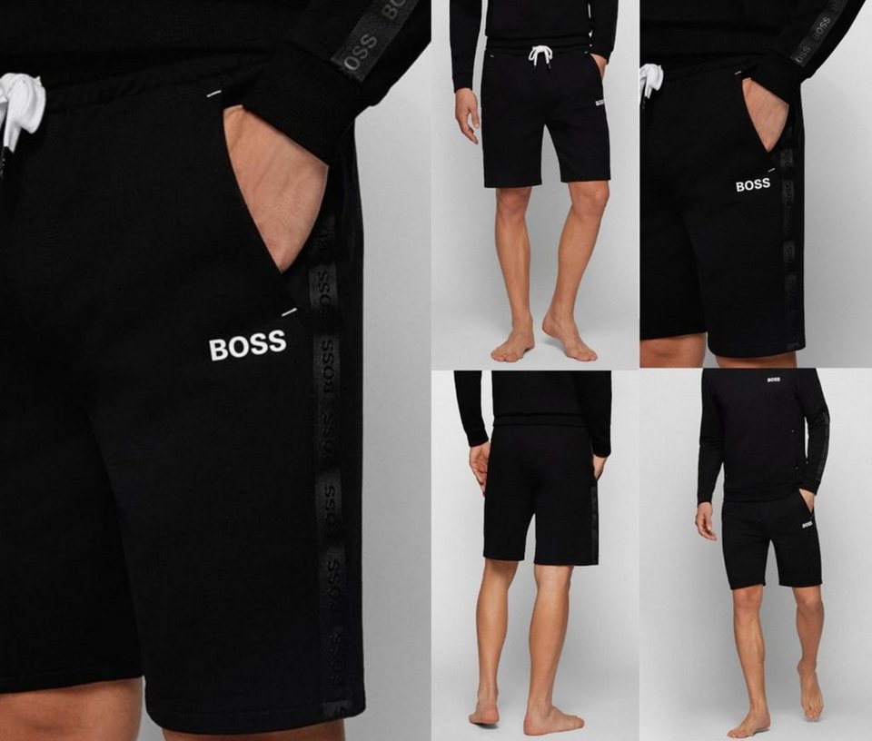 BOSS Men's Skeevito Sweat Shorts in Black