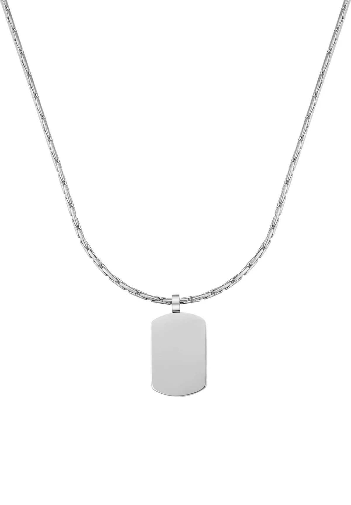 Schlangenkette Kobrakette mit Plättchen Anhänger