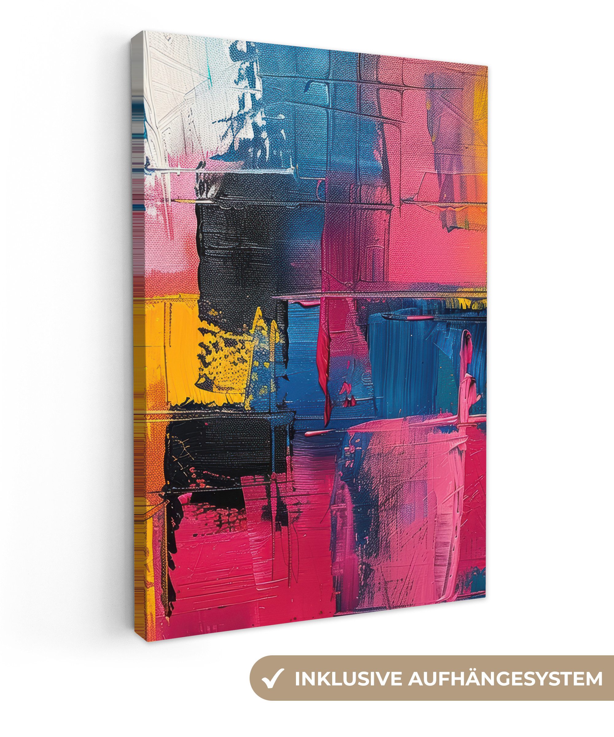OneMillionCanvasses® Leinwandbild Lackierung - Kunst - Modern - Abstrakt, F günstig online kaufen