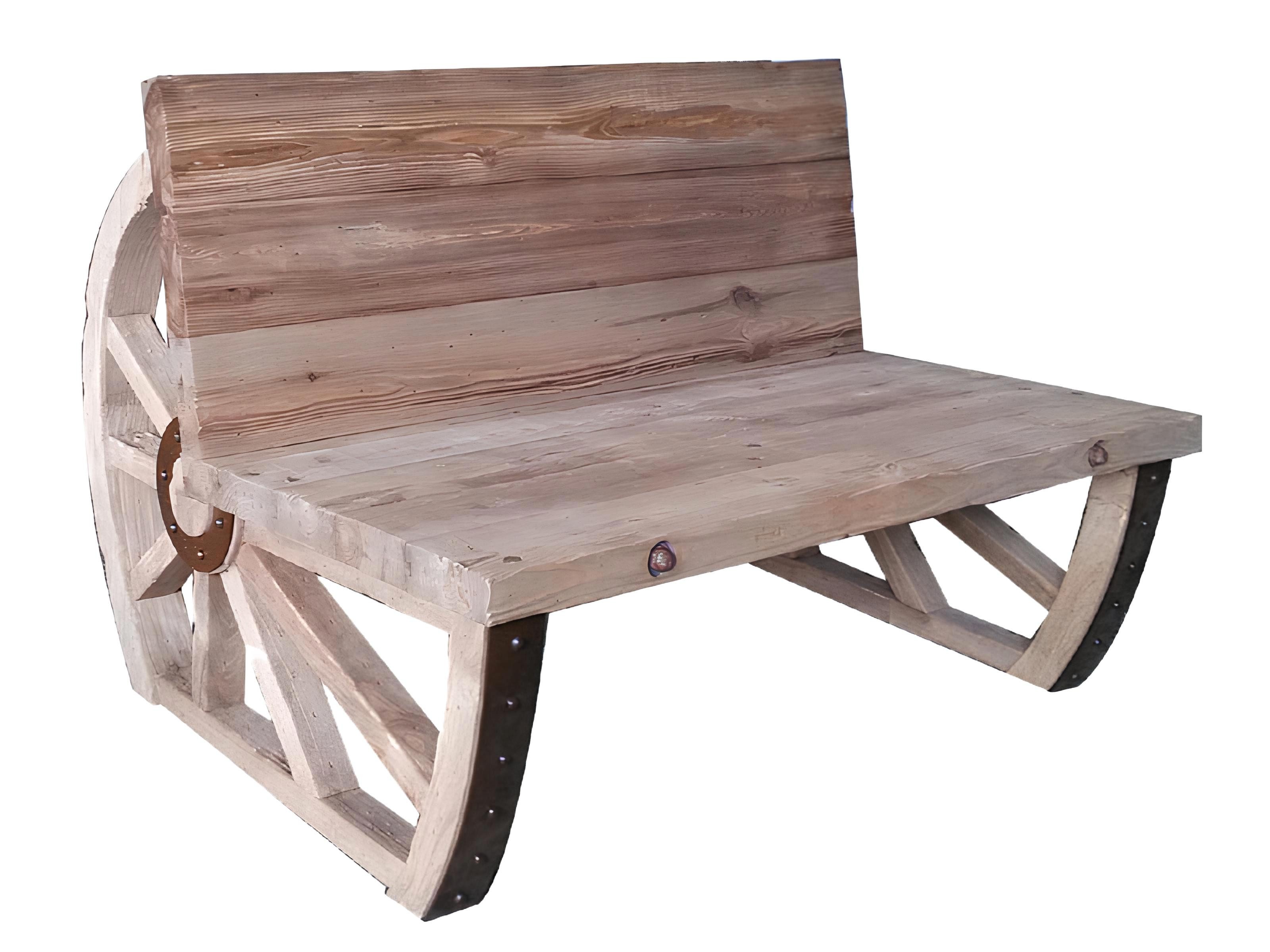 Xlmoebel Gartenbank Massive Holzbank für den Garten mit gemütlicher Sitzgelegenheit (1-St., Bank), Hergestellt in Europa