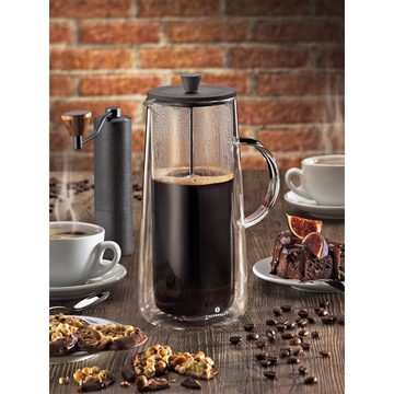 ZASSENHAUS Kaffeebereiter Kaffeebereiter Aroma Press, 0.9l Kaffeekanne, Karaffee french press Kaffeekanne