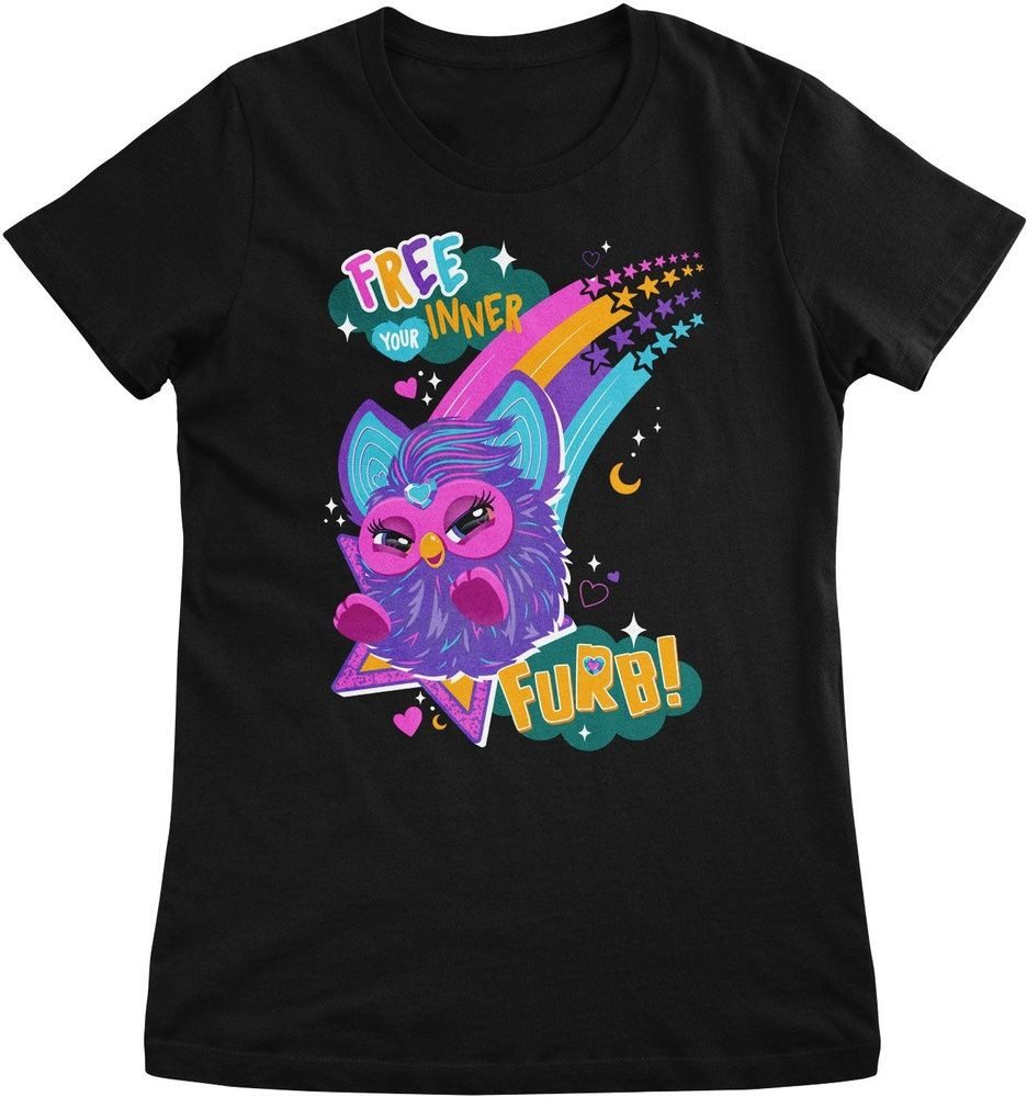 Furby T-Shirt Free Your Inner FURB! Girly Tee