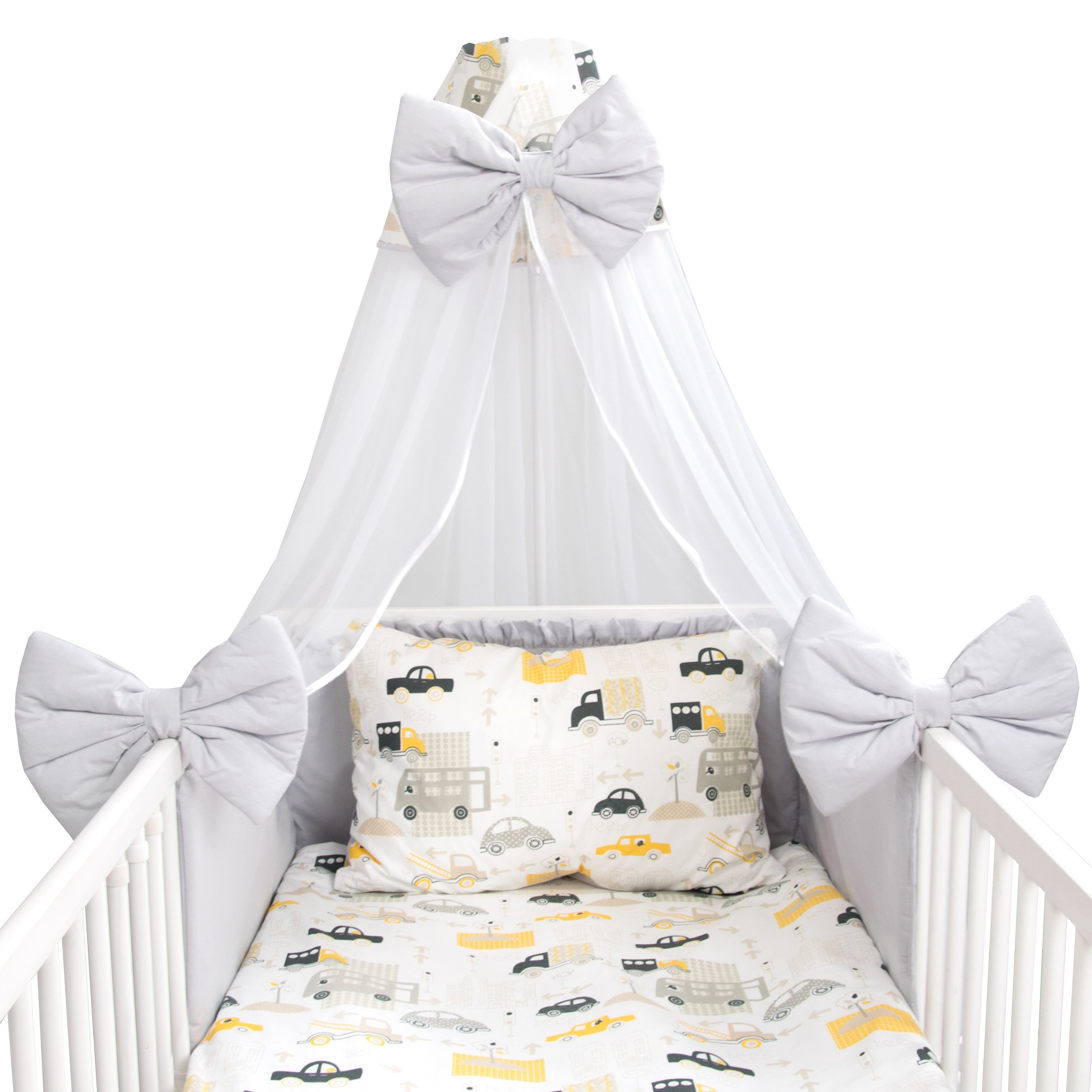 Amilian Babybettwäsche Set 7-teilig - Bettwäsche günstig online kaufen