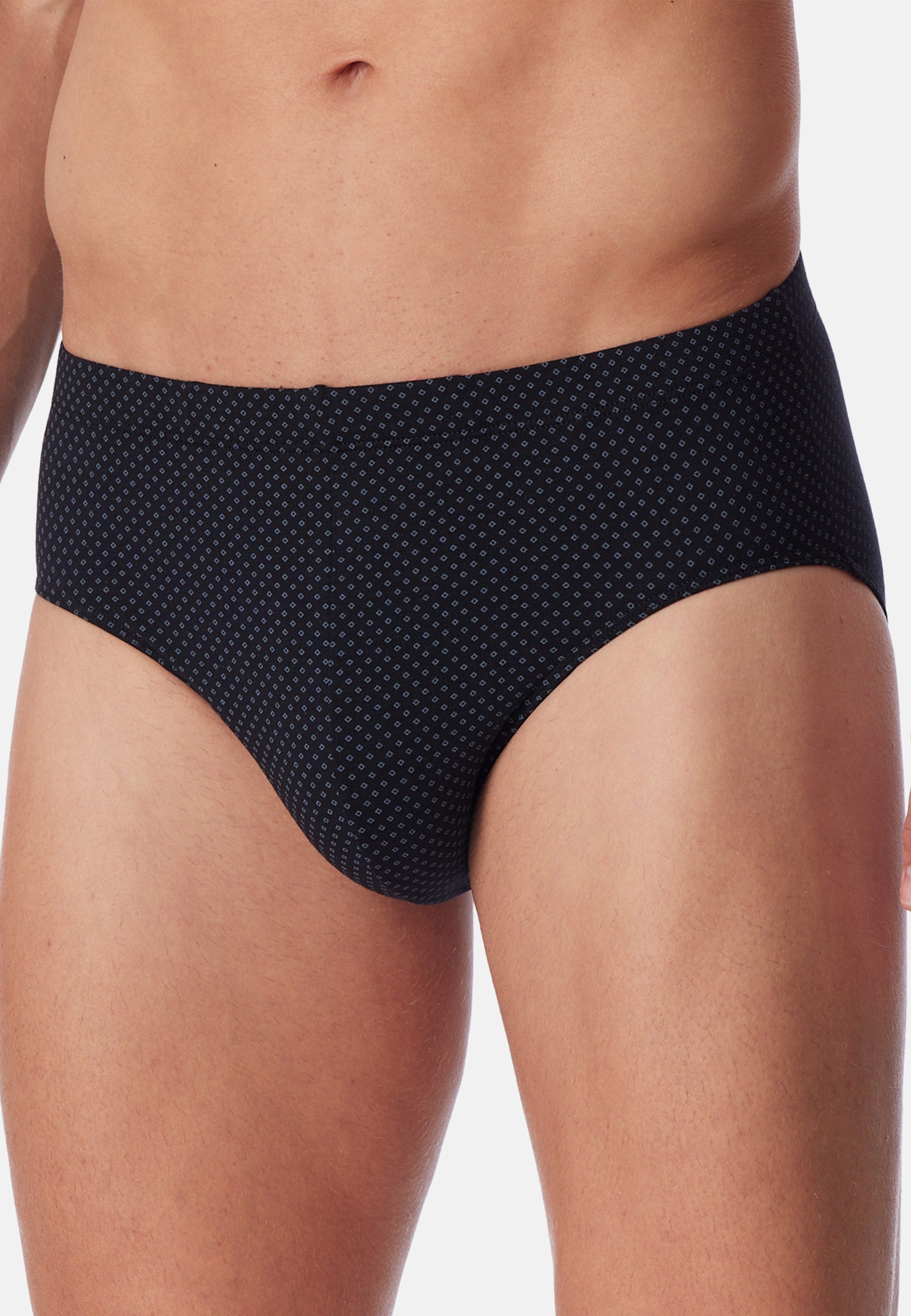 Schiesser Slip 3er Pack Cotton Casual Cotton (Spar-Set, 3-St) Mini Slip / Unterhose - Baumwolle - ohne Eingriff - Atmungsaktiv
