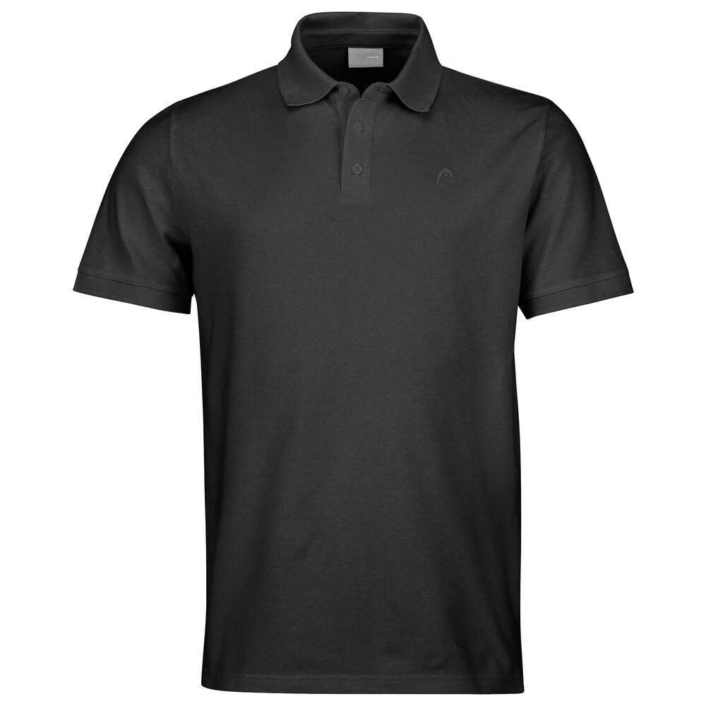 Poloshirt Classic (Baumwolle) schwarz Herren