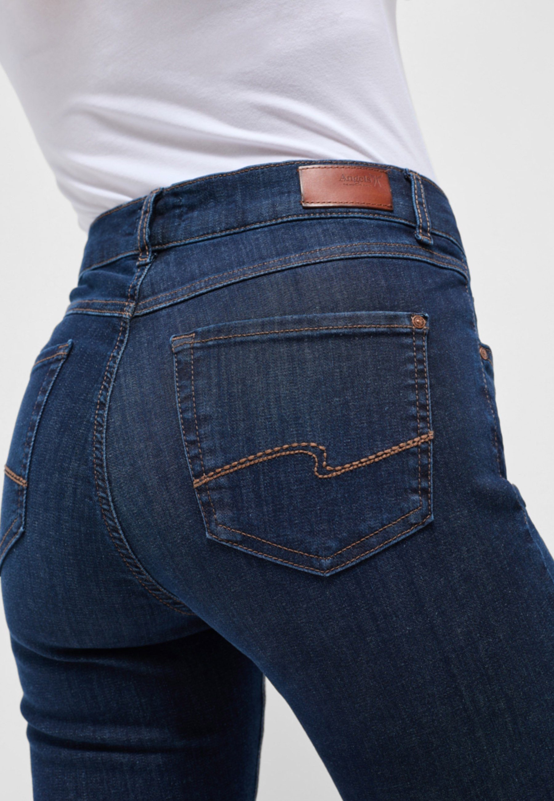 Power Jeans Stretch Slim-fit-Jeans ANGELS mit Denim Skinny