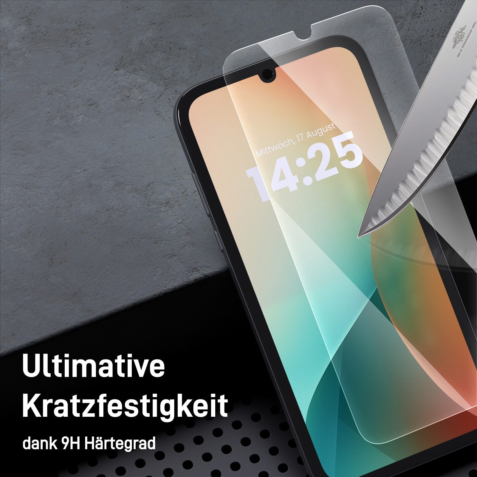 Tec-Expert Displayschutzglas 2X 9H Displayglas für Xiaomi Redmi A7 Pro für Xiaomi Redmi A7 Pro, 2 Stück, Displayschutz, Schutzglas, Bildschirmschutz, kratz- & s – Bild 4 von 5