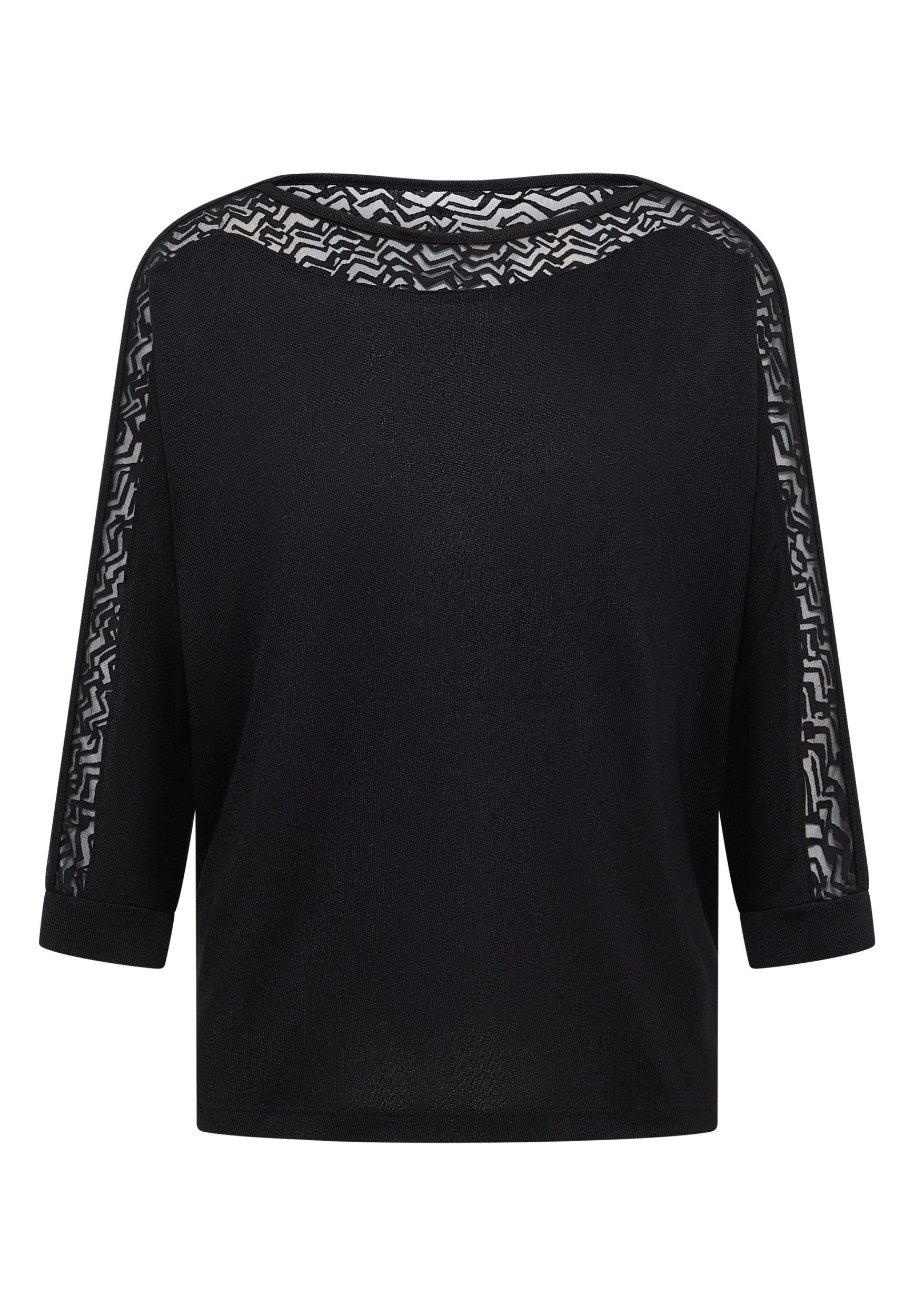 CECIL T-Shirt Batwing Burnout Mesh günstig online kaufen