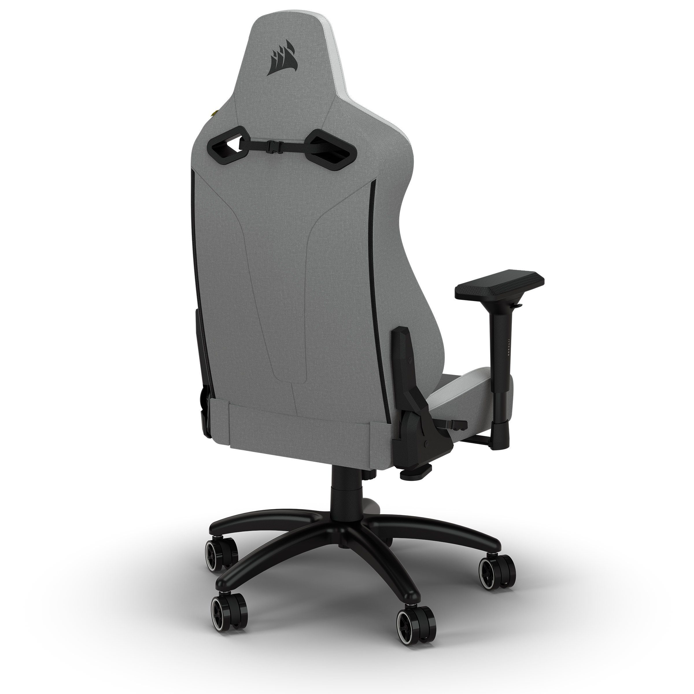 Corsair Gaming-Stuhl TC200 Fabric Grey/White - Gaming Light Fit, Chair Standard