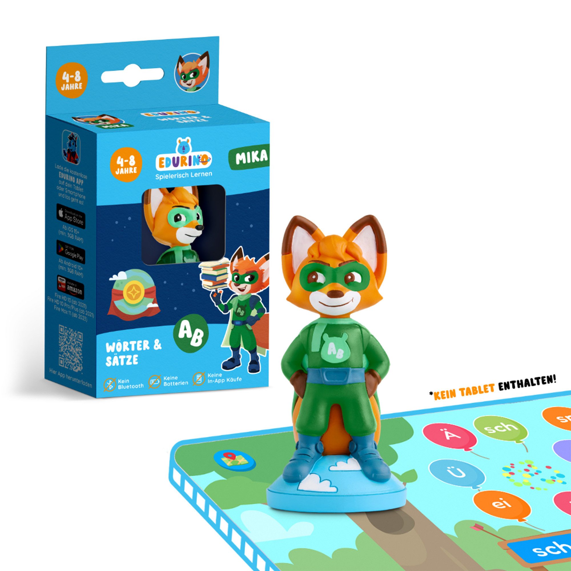 Edurino Lernspielzeug Lernfigur Edurino Hero Mika - Erste Wörter & Sätze günstig online kaufen