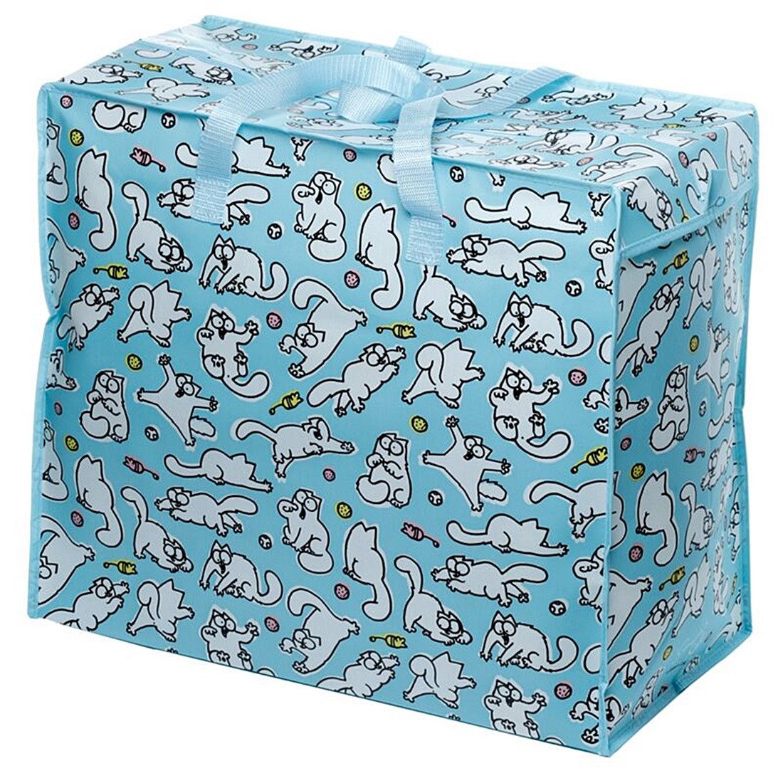 Puckator Aufbewahrungstasche Wäschebeutel Spielzeugsammler SIMONS CAT ca. 48x55x28cm