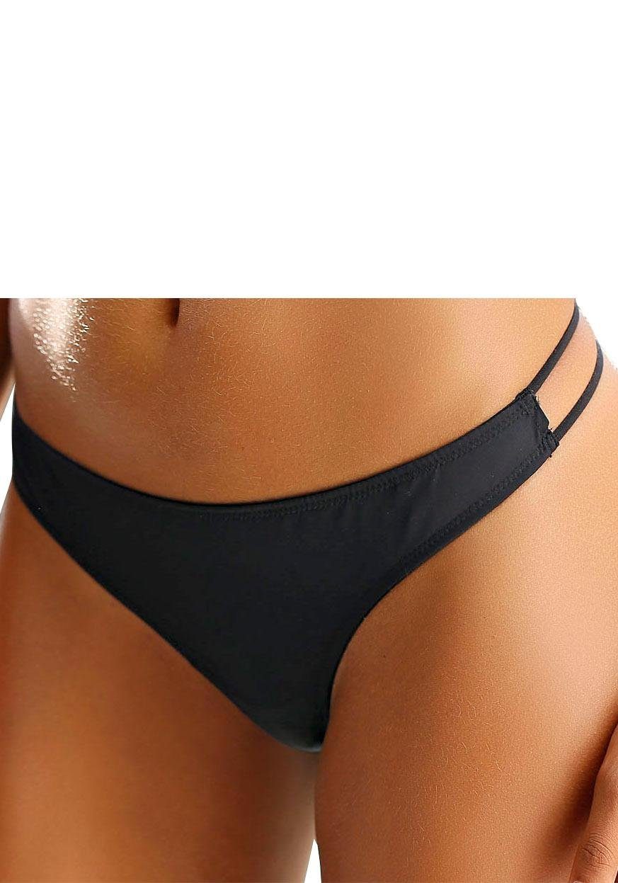 LASCANA String mit elastischen Bändern und Herz-Accessoire hinten