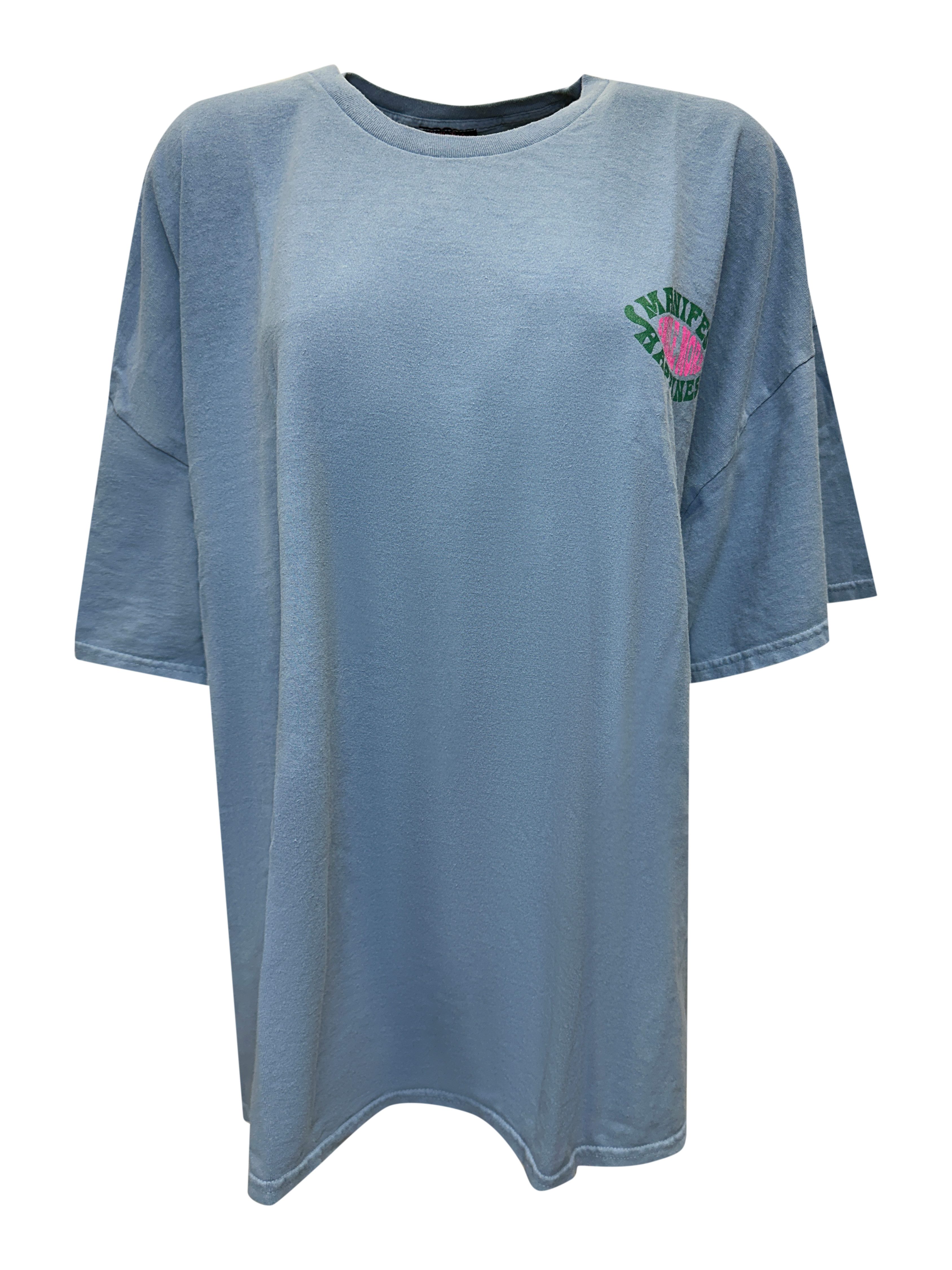 Worldclassca T-Shirt Worldclassca Oversized PEACE LOVE Print T-Shirt lang S günstig online kaufen