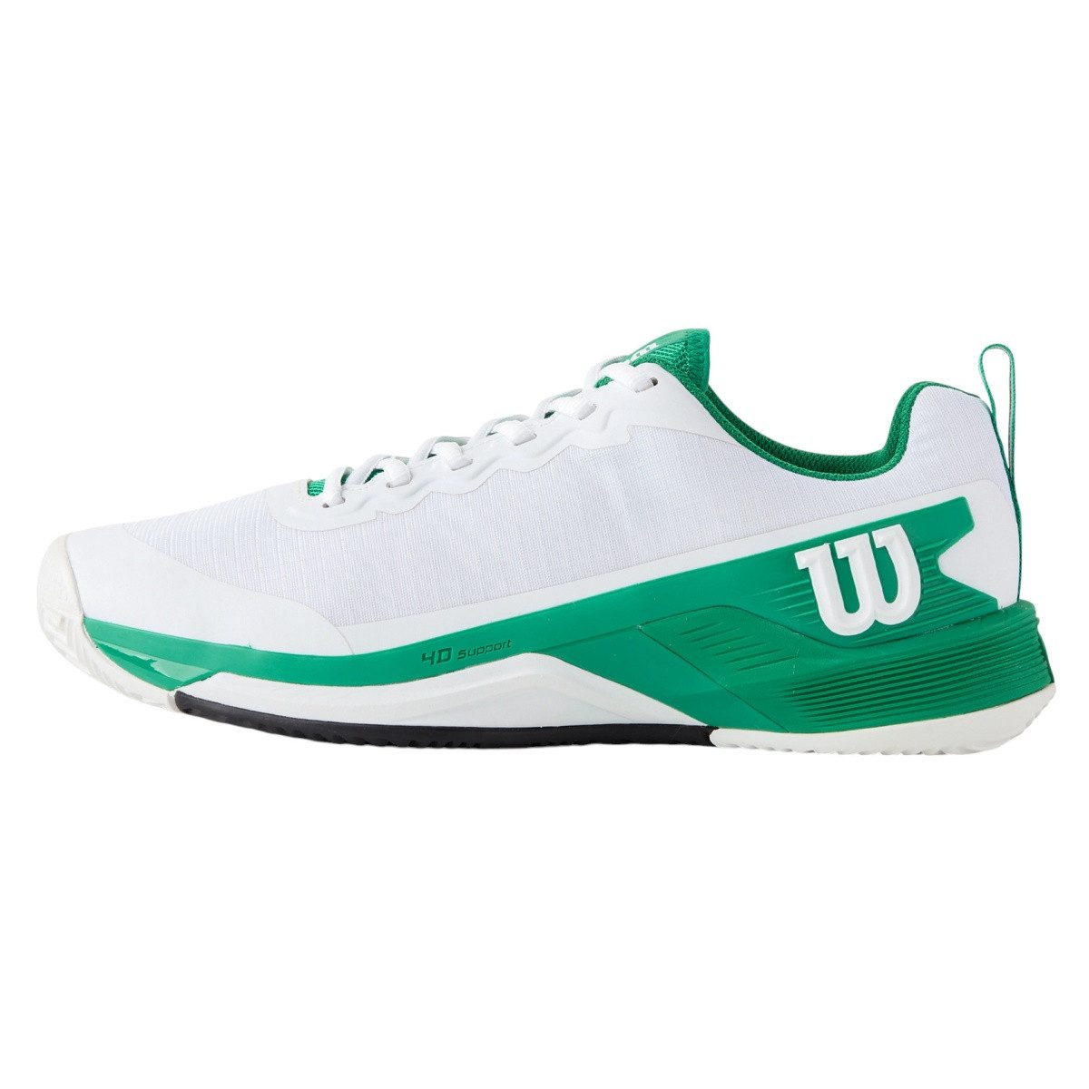 Wilson Rush Pro 4.5 Clay/Sandplatz 2025 weiss/grün Herren Tennisschuh