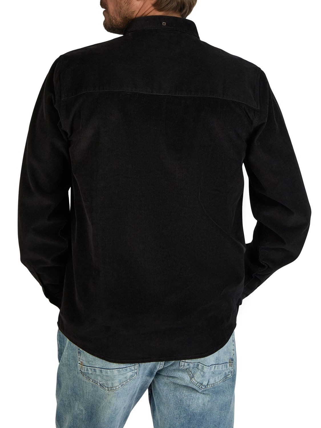riverso Langarmhemd Herren Cordhemd RIVMorten Regular Fit (1-tlg)