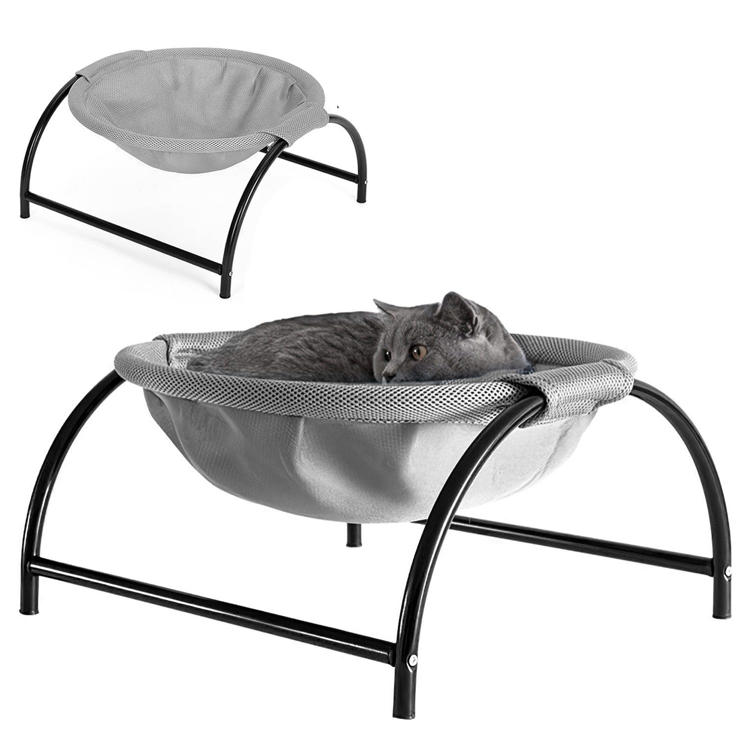 HEYHIPPO Katzen-Hängematte Katzenbett Hängematte Bodenstehend, gemütlich & günstig online kaufen