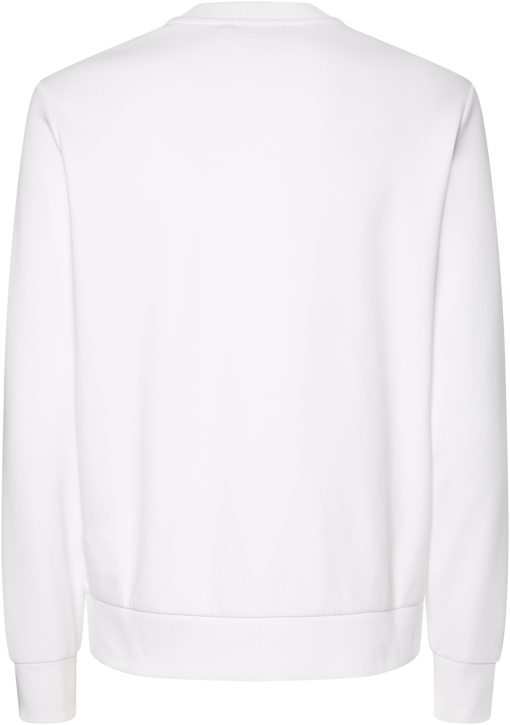 Sweatshirt MICRO Klein Calvin LOGO white SWEATSHIRT bright