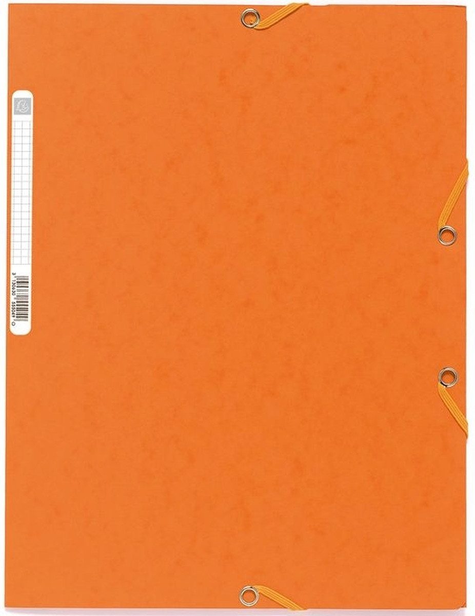 Fächermappe Eckspannmappe Nature Future A4 Manila-Karton 400g orange