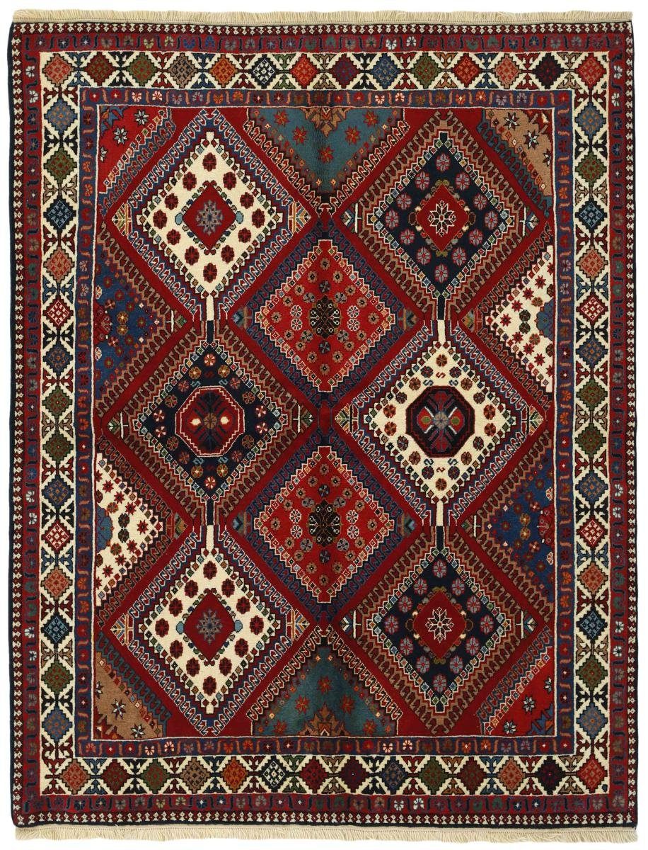 Orientteppich Yalameh 153x195 Handgeknüpfter Orientteppich / Perserteppich, Nain Trading, rechteckig, Höhe: 12 mm