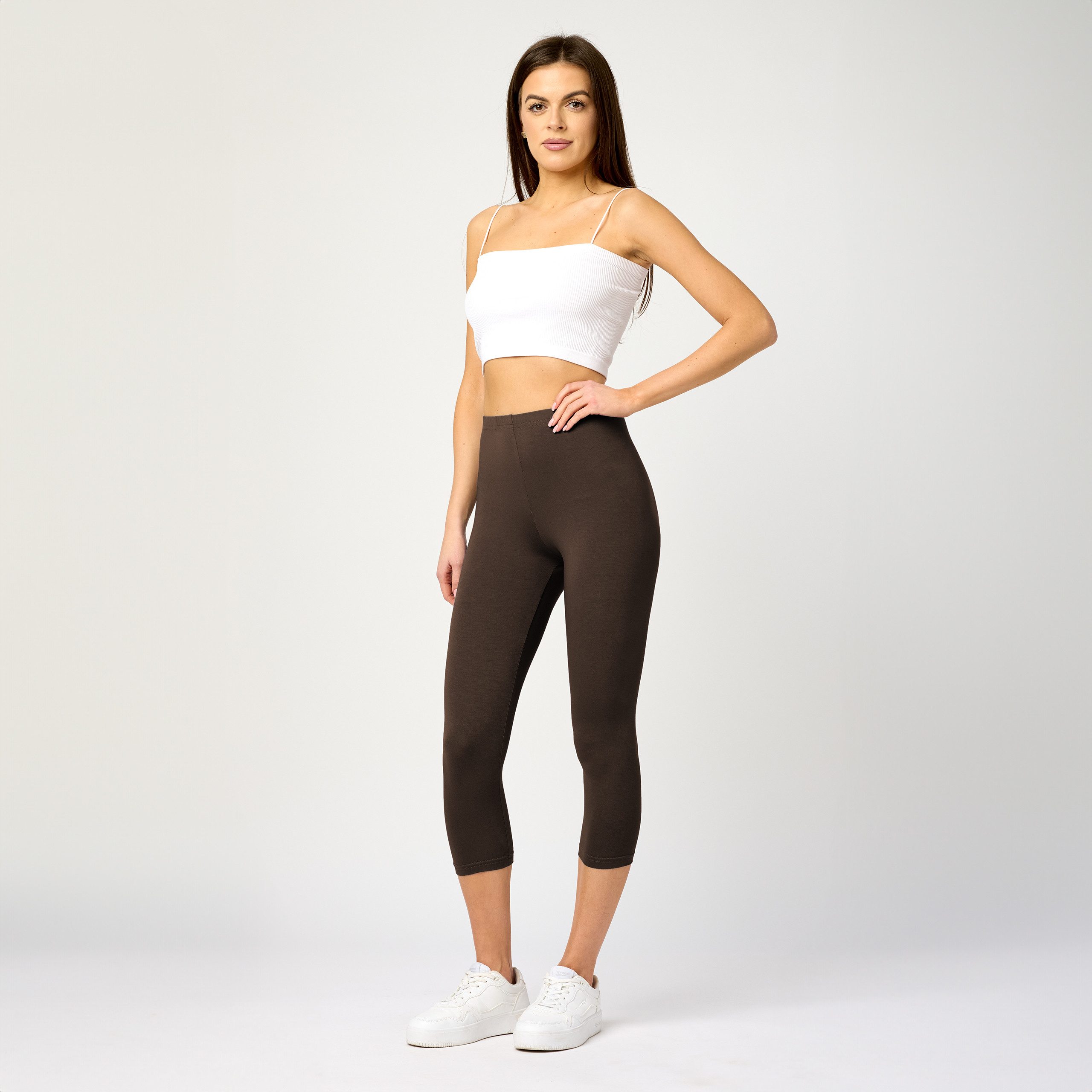 Merry Style Leggings Damen Caprihose 3/4 Hose MS10-144 (1-tlg) aus Viskose günstig online kaufen