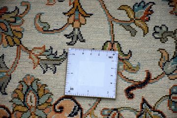 Seidenteppich Kashan 204, Kayoom, rechteckig, Höhe: 10 mm, Einzelstück mit Zertifikat, Wohnzimmer