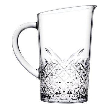 Pasabahce Gläser-Set Timeless, Glas, Wasserkrug mit Auslauf und handlichem Griff, 1.44 Liter