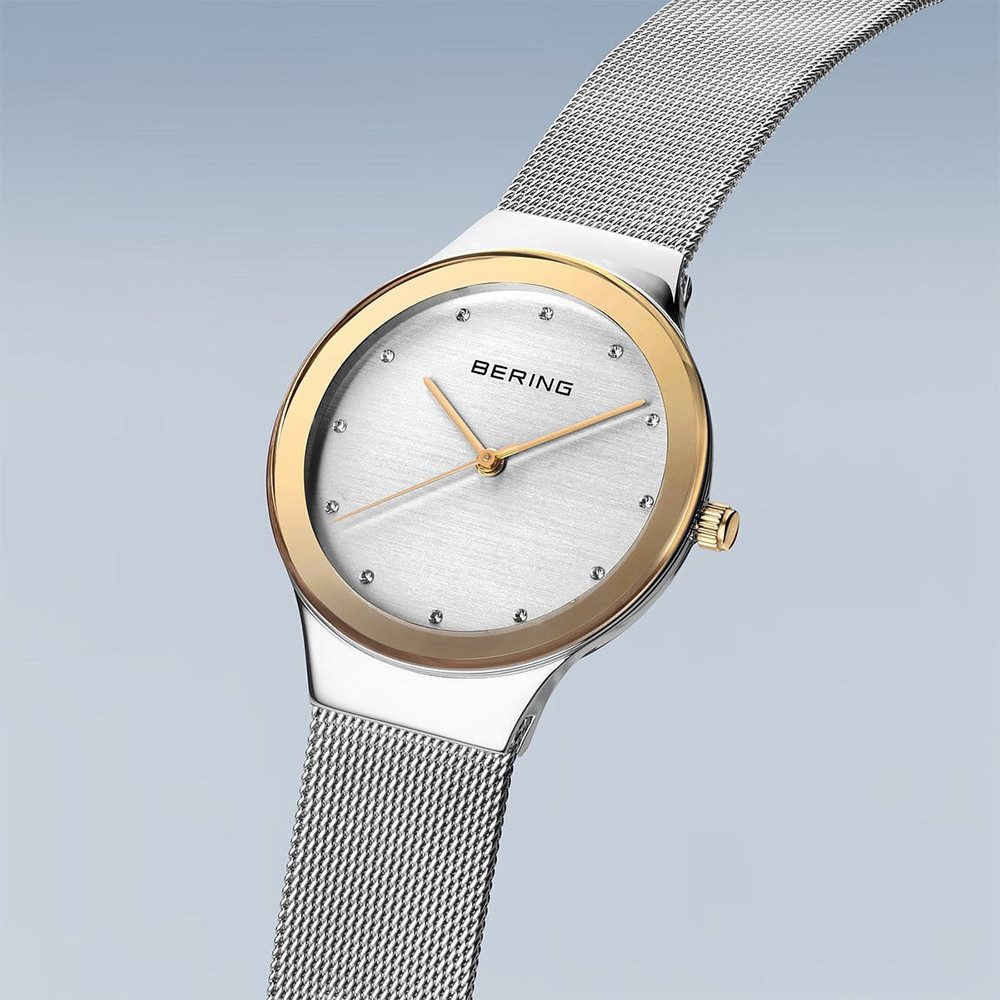 Bering Quarzuhr Bering Classic silber glänzend 12934-010 12934-010, Hochwertiges Produkt mit zeitlosem Design, sorgfältiger Verarbeitung