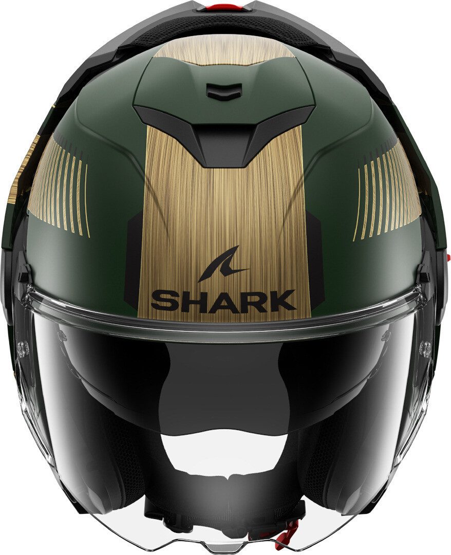 Shark Motorradhelm Oxo Sikter Klapphelm, integriertes Sonnenvisier