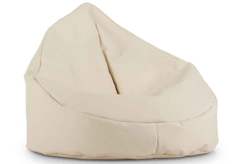 Konsimo Sitzsack COSMO Sitzhocker Sitzpouf, mit Polystyrolkugeln gefüllt, zeitloses Design