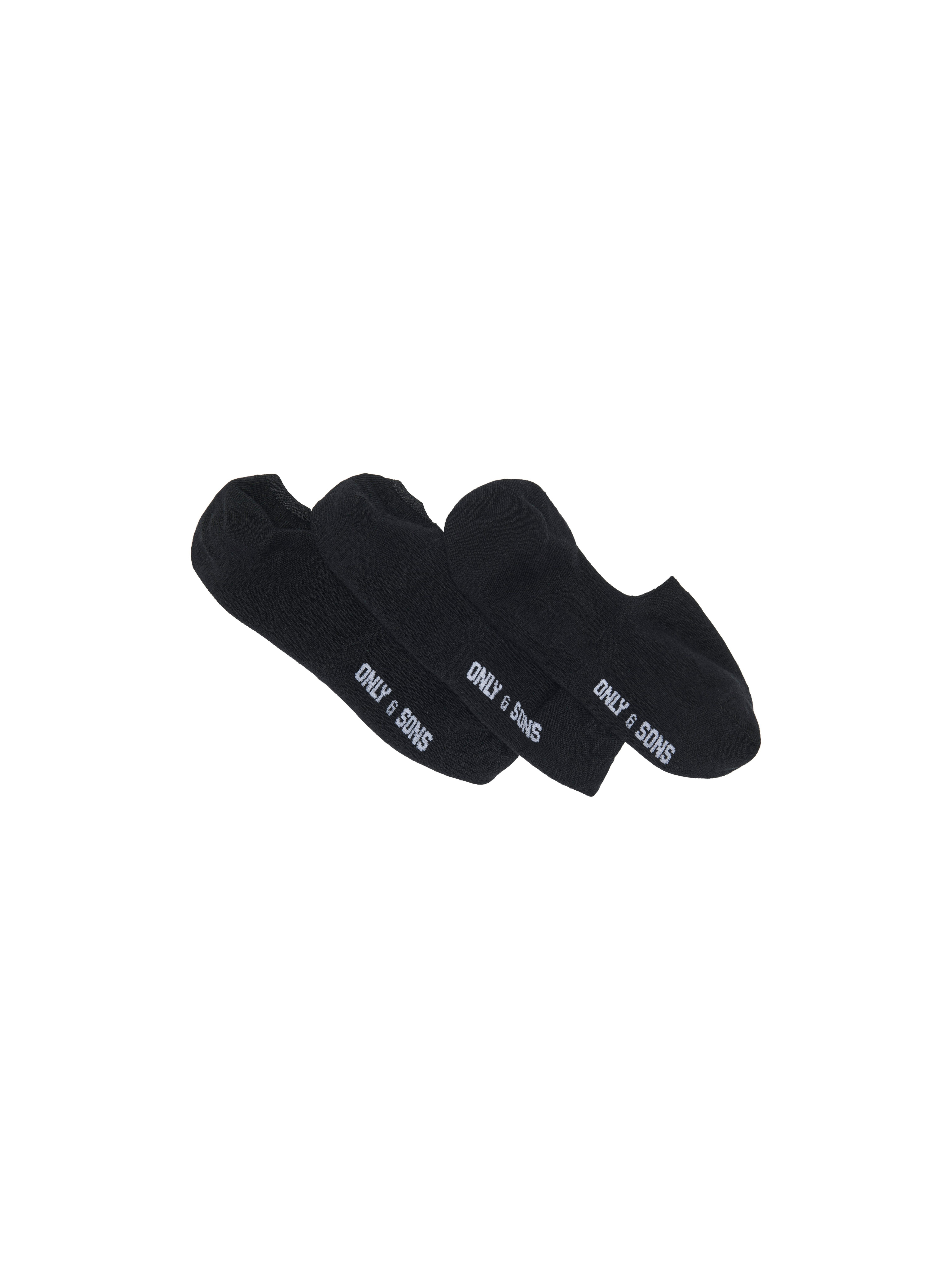 ONLY & SONS Füßlinge ONSBASIC INVISIBLE SOCK 3 PACK NOOS (Packung, 3-Paar) Baumwollmischung, Einheitsgröße