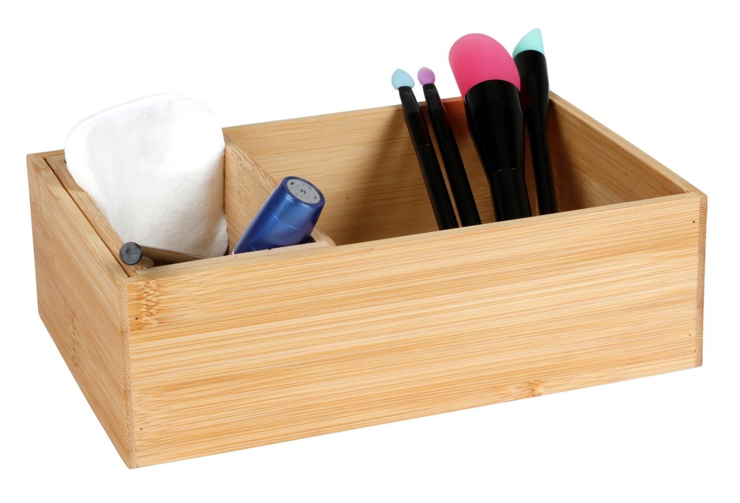 BURI Aufbewahrungsbox Kosmetik Kästchen aus Bambusholz günstig online kaufen