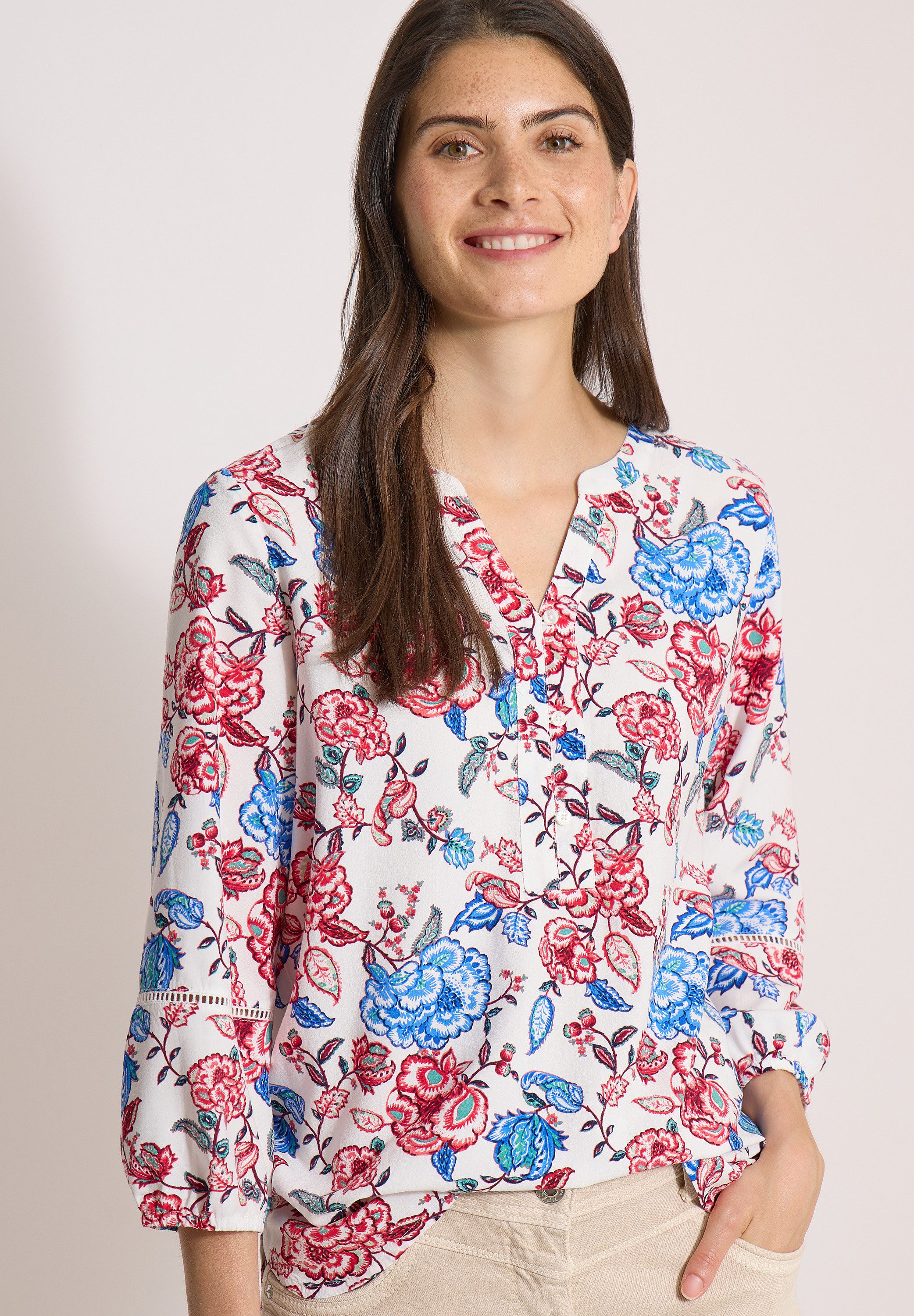 CECIL Shirtbluse mit 3/4 Ärmeln