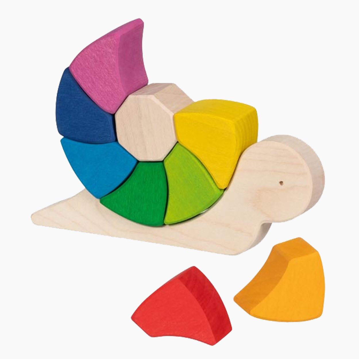 goki Bausteine Kecke Schnirkelschnecke Pauline Spielbausteine, (packung, 6 St., spar set), Viele Ergänzungsmöglichgkeiten