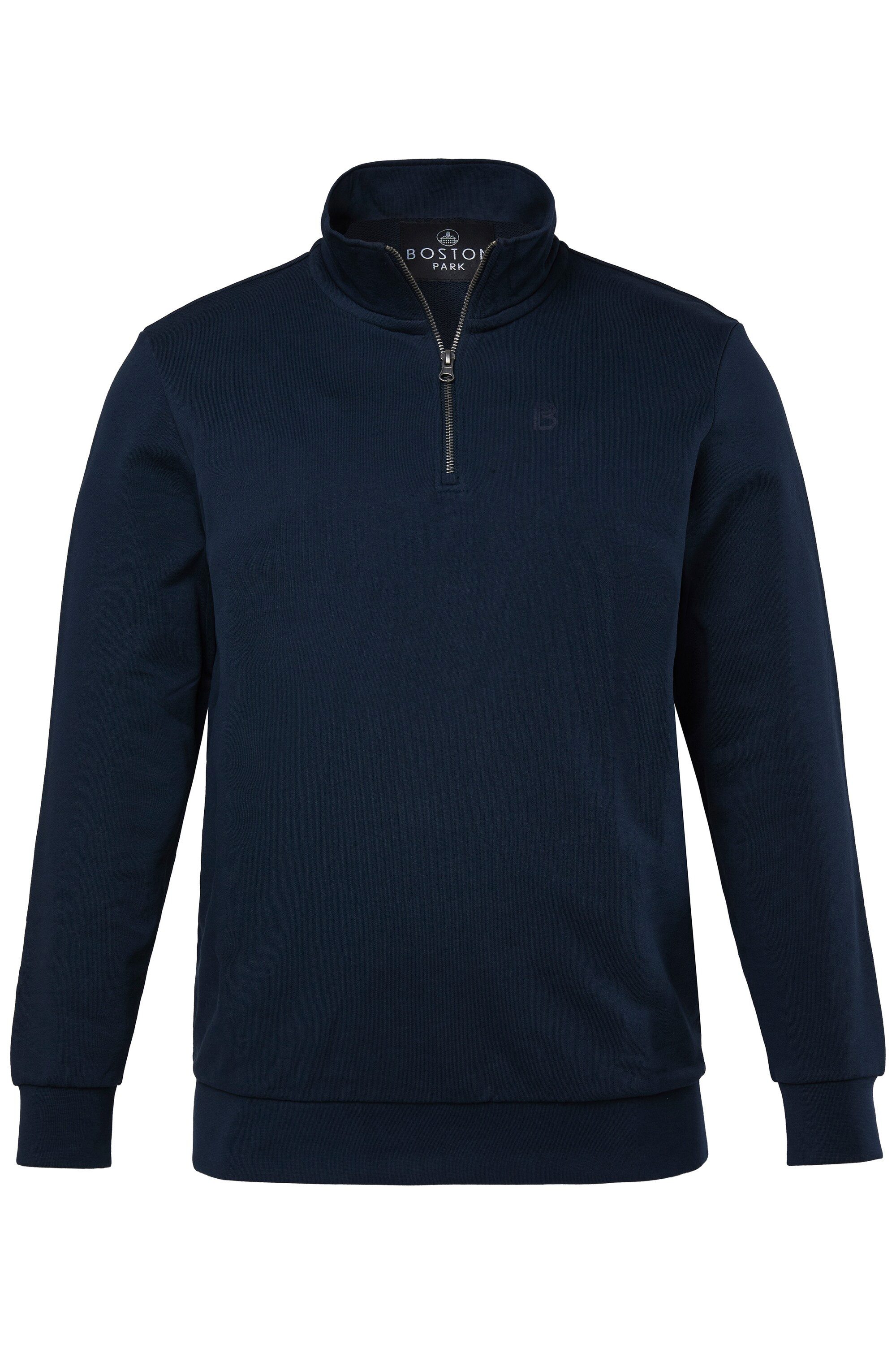 Boston Park Sweatshirt Boston Park Troyer Sweat Stehkragen mit Zipper günstig online kaufen