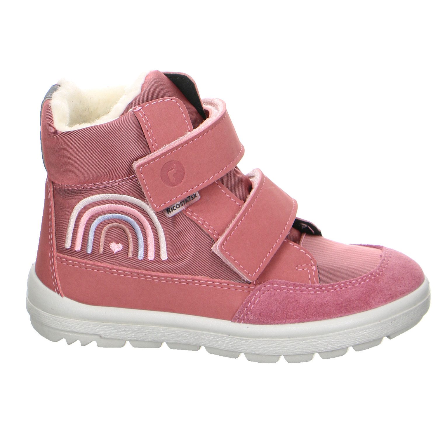 Ricosta Ricosta Kira Velour Klettstiefel Winter Mädchen rot Winterstiefelette