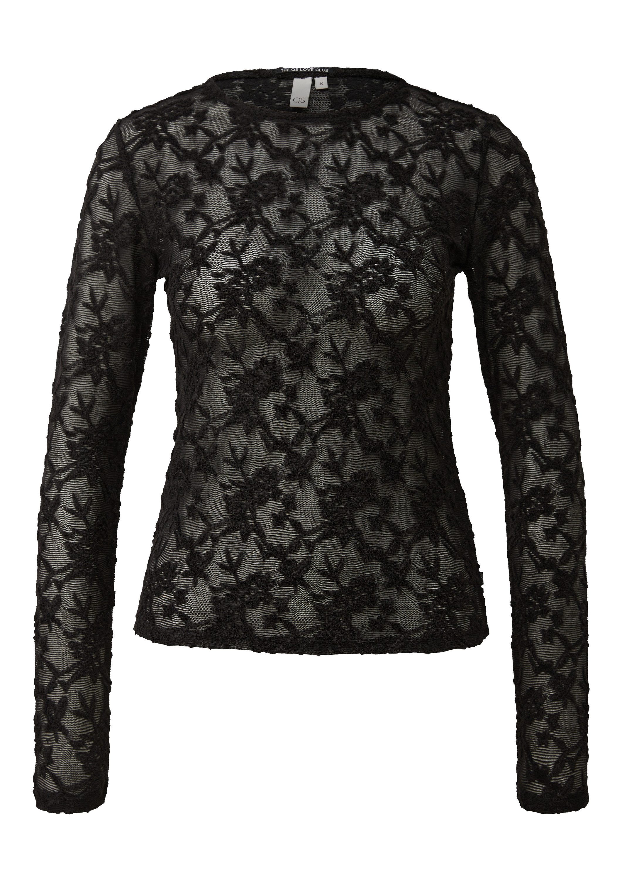 QS Langarmshirt T-Shirt Langarmshirt aus weicher günstig online kaufen