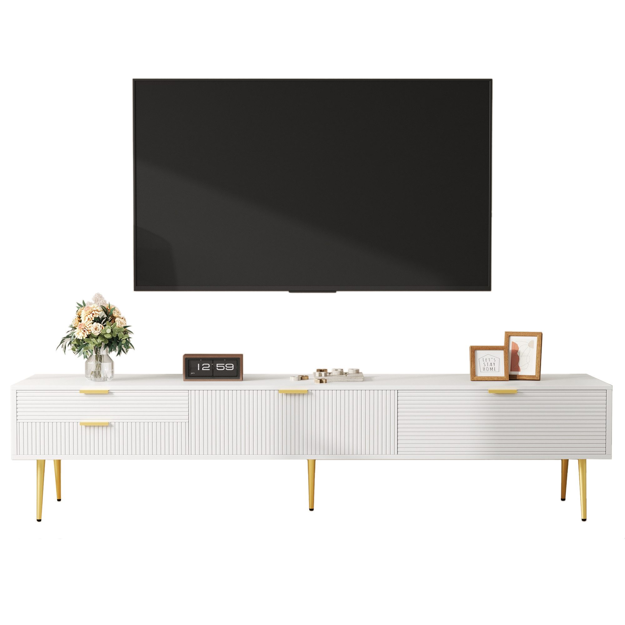 SOFTWEARY Lowboard Breite 175 cm, TV-Schrank, günstig online kaufen